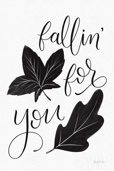 Fallin For You BW Poster Print by Becky Thorns # 61423