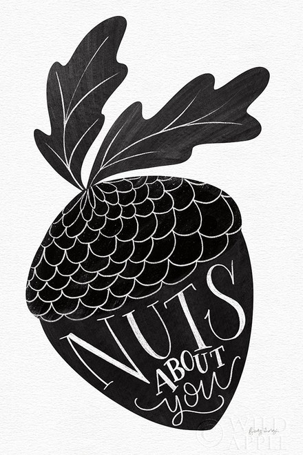 Nuts About You BW Poster Print by Becky Thorns # 61419