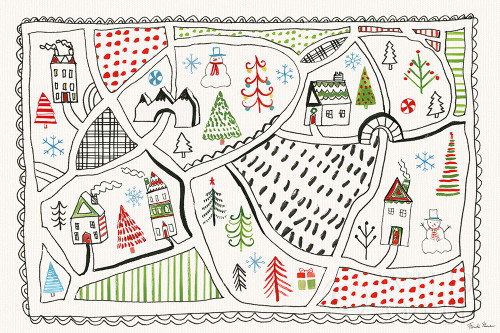 Neighborhood Holiday IV Poster Print by Farida Zaman # 60863