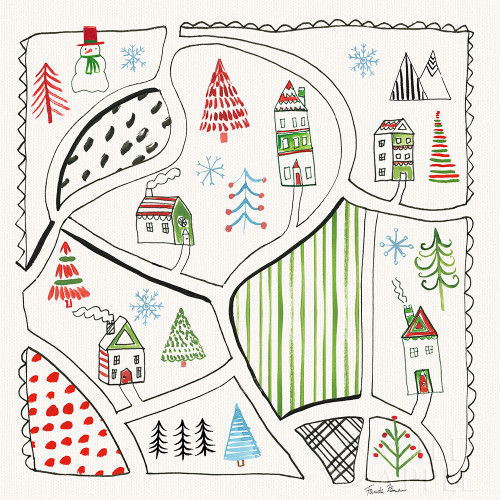 Neighborhood Holiday VI Poster Print by Farida Zaman # 60865