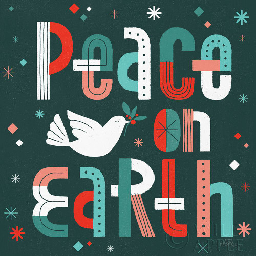 Retro Holiday III Poster Print by Laura Marshall # 60428
