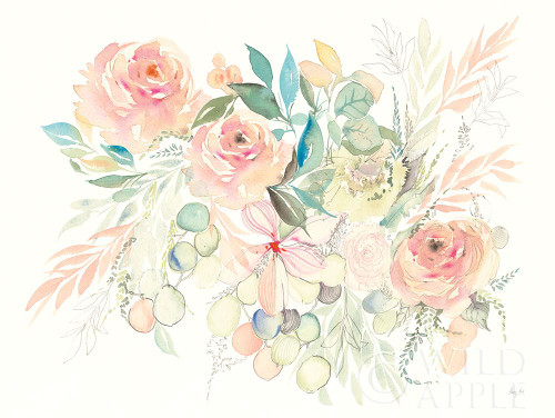 Watercolor Blossom I Poster Print by Kristy Rice # 60367