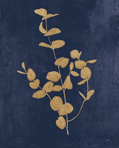 Botanical Study II Gold Navy Poster Print by Julia Purinton # 58304