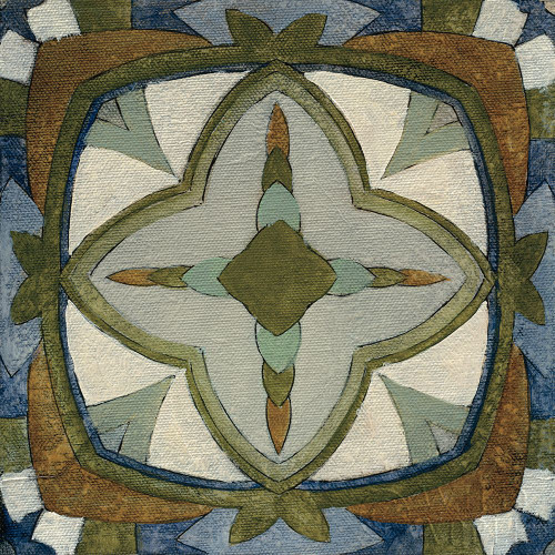 Old World Tile X Poster Print by Silvia Vassileva # 58101