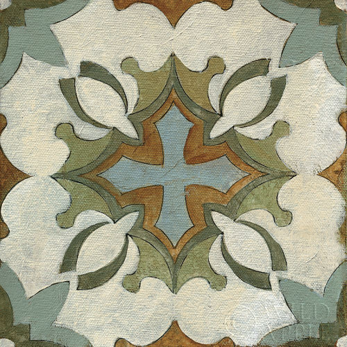 Old World Tile IX Poster Print by Silvia Vassileva # 58100