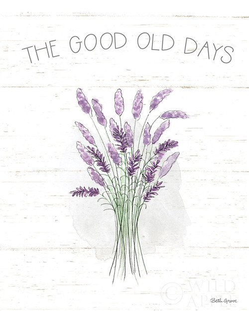Farmhouse Cotton VII Sage Poster Print by Beth Grove # 57454