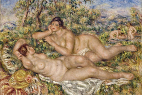 The Bathers Poster Print by Pierre-Auguste Renoir # 57394