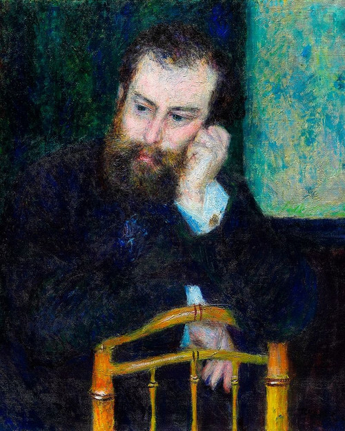 Alfred Sisley 1876 Poster Print by Pierre-Auguste Renoir # 57234