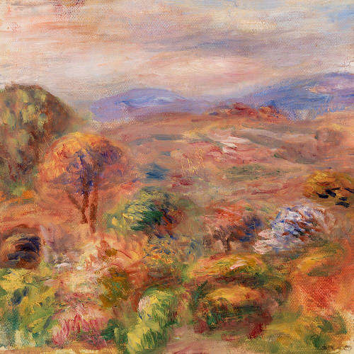 Landscape 1911 Poster Print by Pierre-Auguste Renoir # 57161