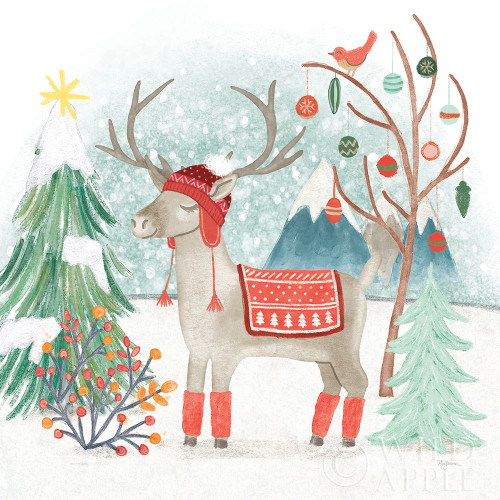 Reindeer Jubilee II Poster Print by Mary Urban # 57103