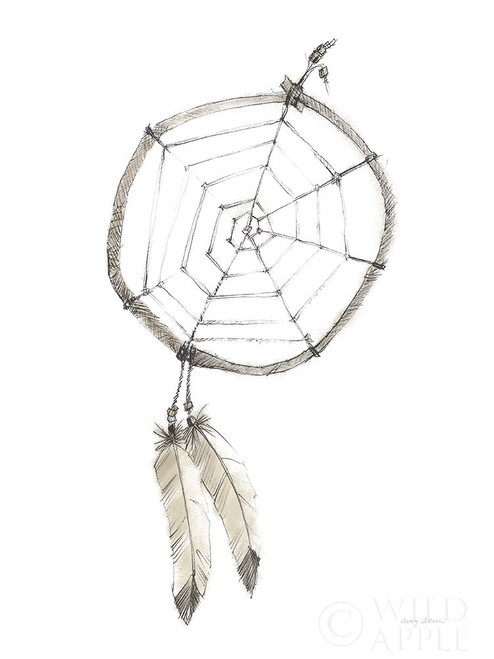 Indian Dream Catcher Neutral Crop Poster Print by Avery Tillmon # 56830