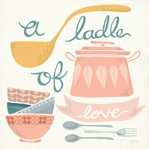 A Ladle of Love Pastel Poster Print by Mary Urban # 56989