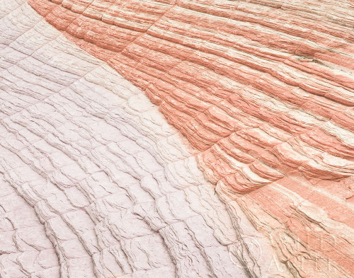 Coyote Buttes VI Blush Orange Crop Poster Print by Alan Majchrowicz # 59305
