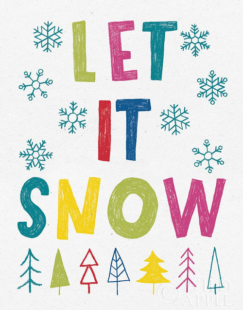 Merry and Bright II Poster Print by Moira Hershey # 58938