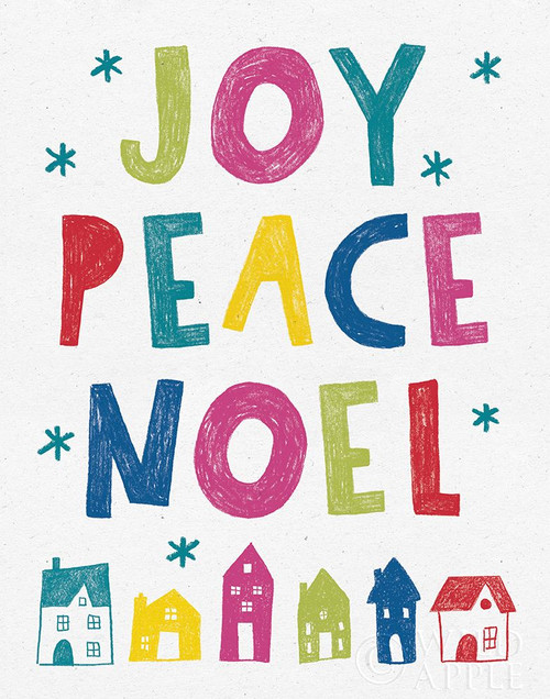 Merry and Bright I Poster Print by Moira Hershey # 58937