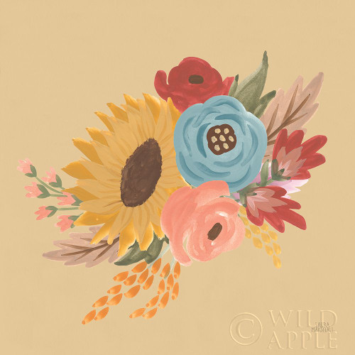 Harvest Garden Flowers I Poster Print by Laura Marshall # 58790