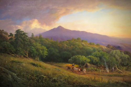 A Broadside of Mount Tamalpais Poster Print by William Keith # 56110