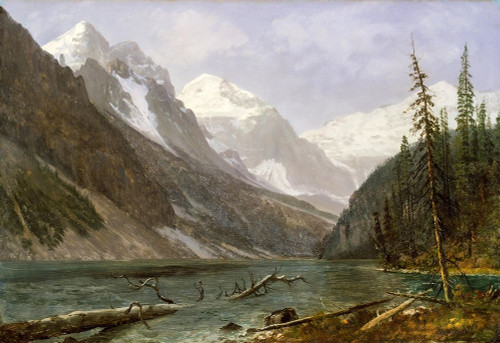 Canadian Rockies Poster Print by Albert Bierstadt # 55921