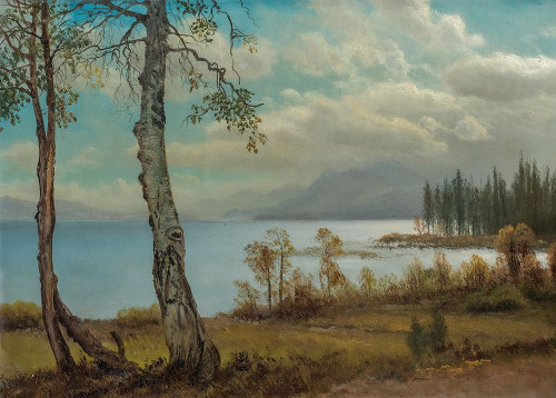 Lake Tahoe Poster Print by Albert Bierstadt # 55844