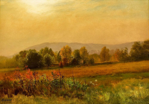 Autumn Landscape Poster Print by Albert Bierstadt # 55843