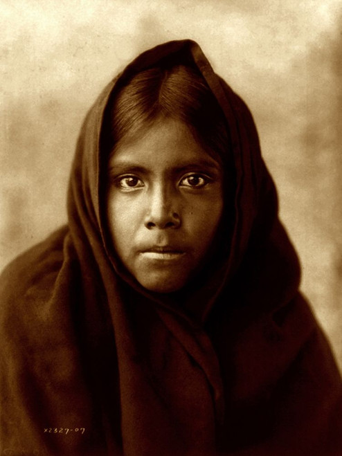 Qahatika girl, Arizona, 1907 Poster Print by Edward Curtis # 55716