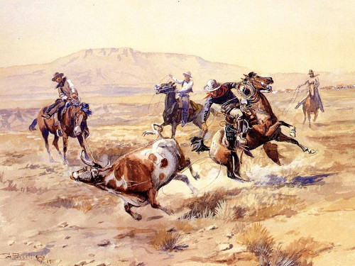 The Renegade Poster Print by Charles M Russell # 55753