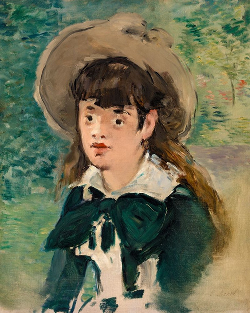 Young Girl on a Bench Poster Print by Edouard Manet # 56580
