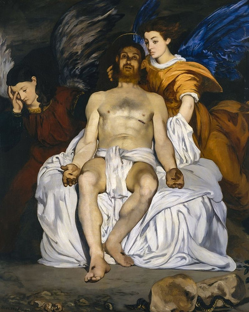 The Dead Christ with Angels Poster Print by Edouard Manet # 56570