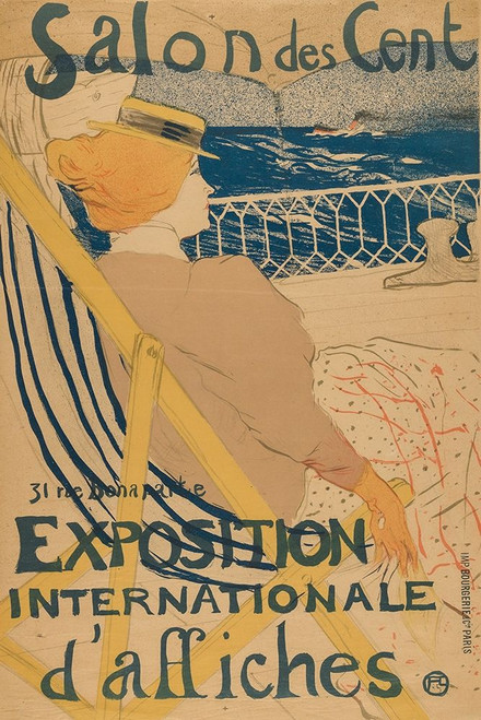 Salon des Cent: Exposition Internationale daffiches Poster Print by Henri de Toulouse-Lautrec # 56407