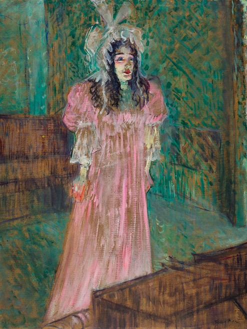 May Belfort Poster Print by Henri de Toulouse-Lautrec # 56412