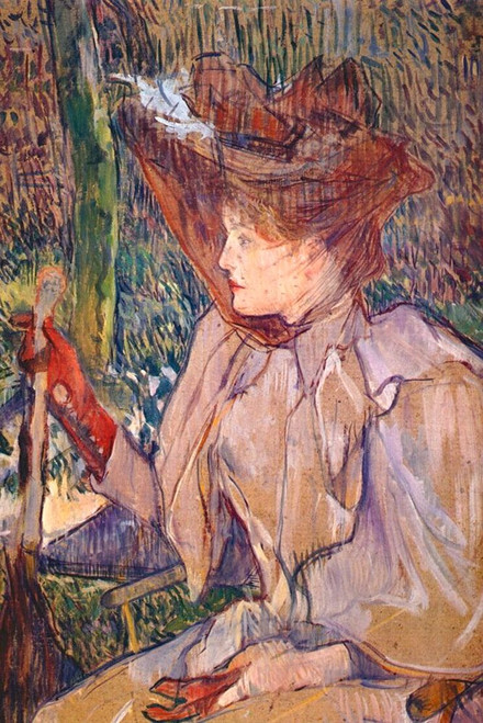 Woman with Gloves Poster Print by Henri de Toulouse-Lautrec # 56430