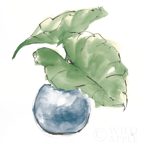 Plant Big Leaf III Dark Green Poster Print by Chris Paschke # 56348