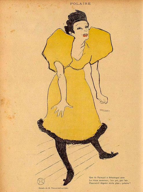 Polaire Poster Print by Henri de Toulouse-Lautrec # 56344
