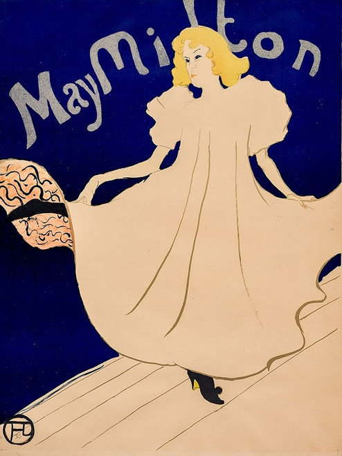 May Milton Poster Print by Henri de Toulouse-Lautrec # 56315