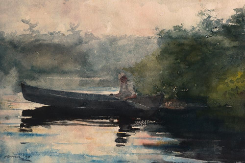 The End of the Day, Adirondacks Poster Print by Winslow Homer # 56218