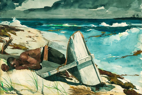 After the Hurricane, Bahamas Poster Print by Winslow Homer # 56185