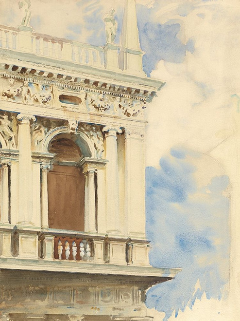 A Corner of the Library in Venice Poster Print by John Singer Sargent # 55583
