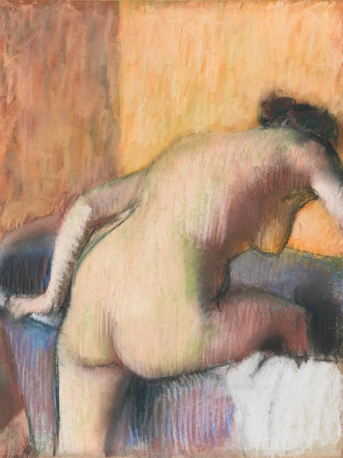 Bather Stepping into a Tub Poster Print by Edgar Degas # 55459