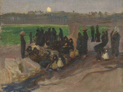 Water Carriers on the Nile Poster Print by John Singer Sargent # 55544