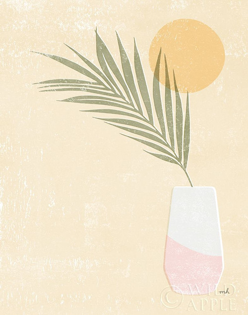 Sun Palm II Blush Poster Print by Moira Hershey # 55330