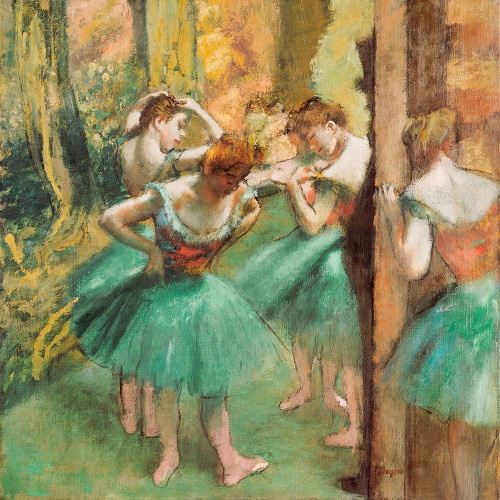 Dancers, Pink and Green Poster Print by Edgar Degas # 55467