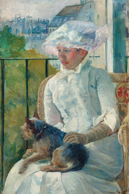Young Girl at a Window Poster Print by Mary Cassatt # 55398