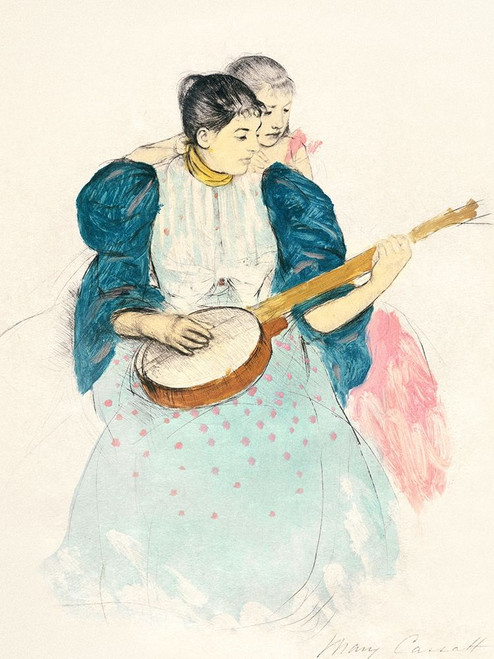 The Banjo Lesson Poster Print by Mary Cassatt # 55399