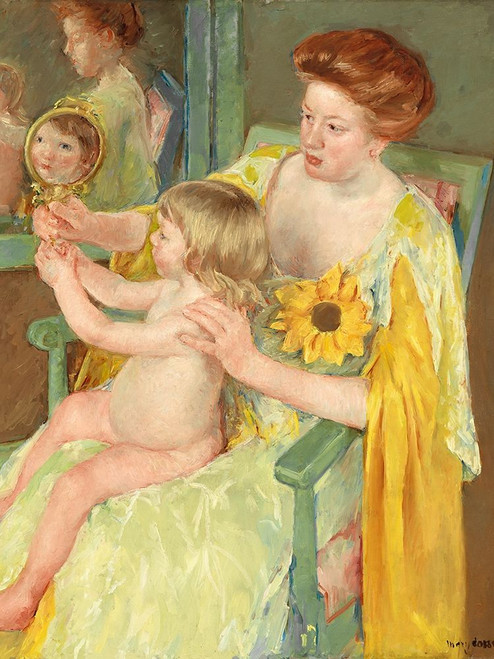 Mother and Child Poster Print by Mary Cassatt # 55369