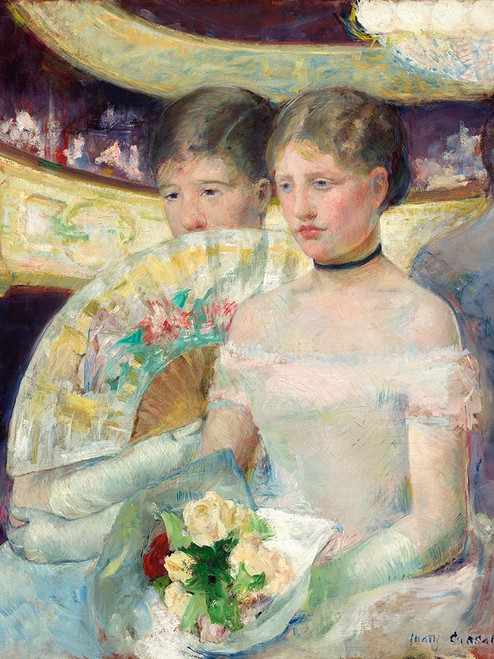 The Loge Poster Print by Mary Cassatt # 55380
