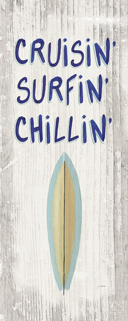 Beach Time IV One Surfboard Poster Print by James Wiens # 55187