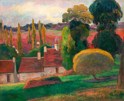 A Farm in Brittany Poster Print by Paul Gaugin # 54482