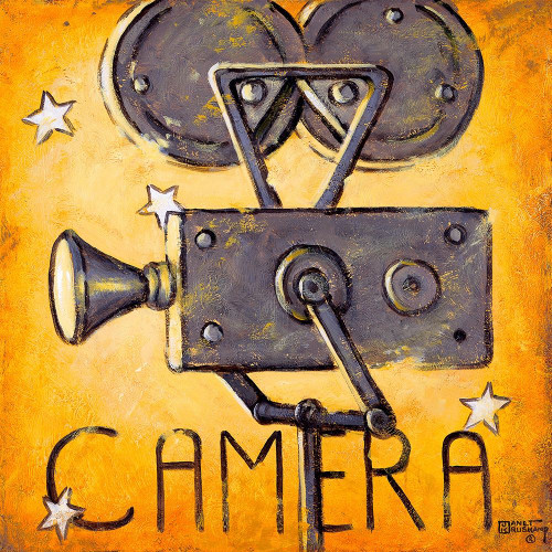 Camera Poster Print by Janet Kruskamp # 54358