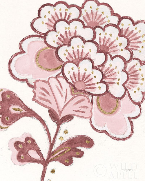 Flora Chinoiserie V Pink Poster Print by Emily Adams # 54361