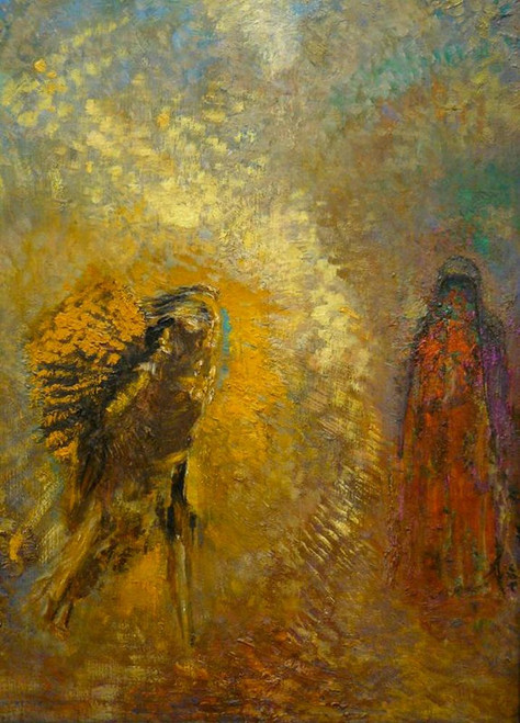 Apparition Poster Print by Odilon Redon # 54612